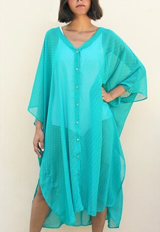 BUTTON THROUGH KAFTAN