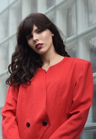 RARE GIVENCHY RED WOOL BLAZER