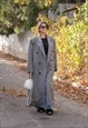  EXTRA OVERSIZED LONG FLUFFY WINTER COAT WITH DROP SHOULDERS