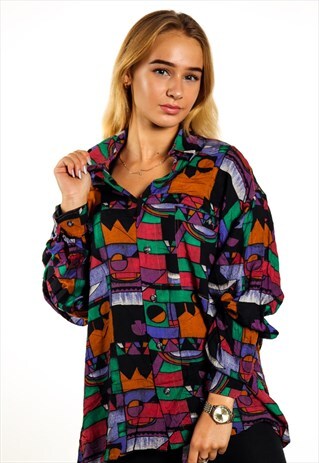 VINTAGE PATTERNED SHIRT S833