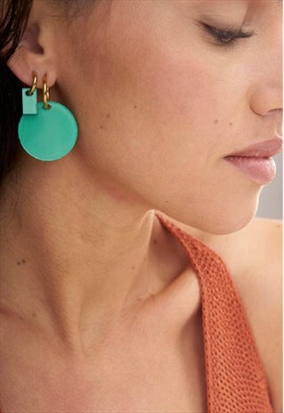 SFERA GREEN EARRING