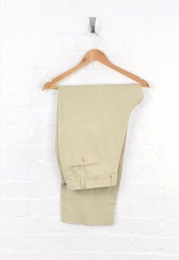 Vintage Calvin Klein Linen Pants Beige W40 L29