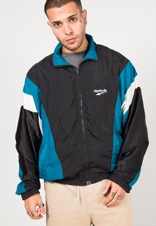 VINTAGE 80S REEBOK SHELL SPORT JACKET / S1108