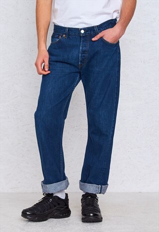 VINTAGE BLUE LEVI'S 501 FIT DENIM JEANS