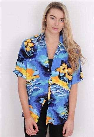 VINTAGE PATTERN SHIRT CVSS024