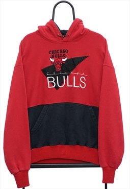 Vintage NBA Chicago Bulls Red Hoodie Womens