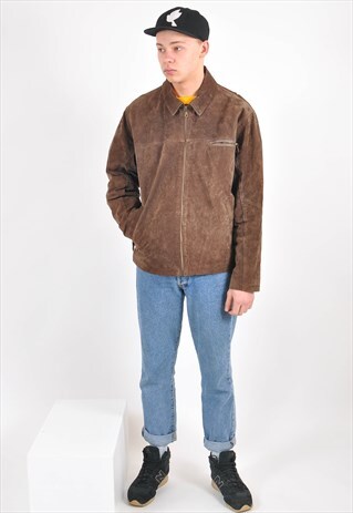 VINTAGE 90'S SUEDE LEATHER JACKET