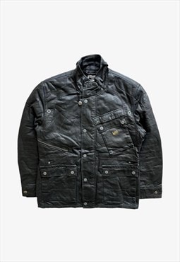 Vintage Y2K Men's G-Star Raw Black Utility Jacket