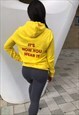 BRIGHT YELLOW HOODIE 