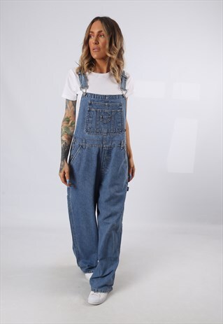 DENIM DUNGAREES NO BOUNDARIES TALL LENGTH UK 16 (62U)