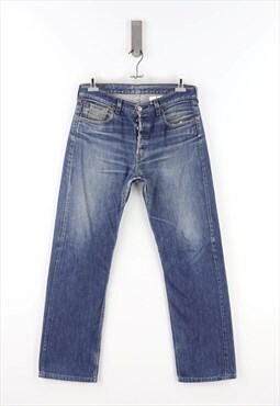 Levi's 501 High Waist Jeans in Dark Denim - W33 - L36