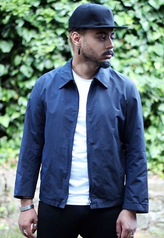 VINTAGE HUGO BOSS LIGHT NAVY JACKET