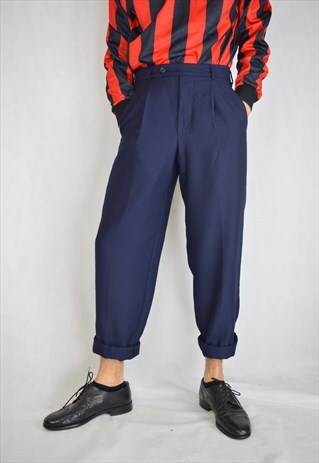 VINTAGE BLUE REGULAR CLASSIC TROUSERS
