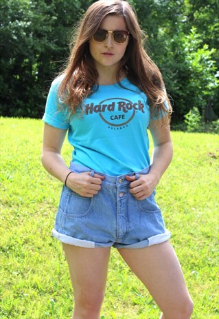 VINTAGE 90S GUESS USA DENIM SHORTS - LARGE - MADE IN USA