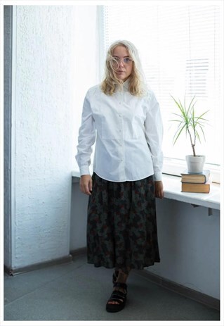VINTAGE 80'S WHITE COTTON SHIRT