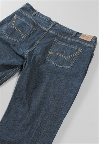 Vintage Dickies Denim Jeans in Navy Carpenter Trousers W42