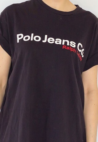 RARE VINTAGE POLO RALPH LAUREN OVERSIZED LOGO T-SHIRT