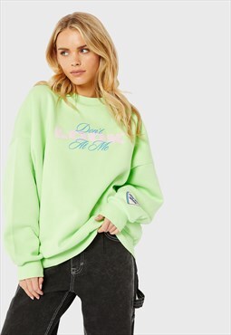 Skinnydip London Don't Look At Me Oversized Sweatshirt