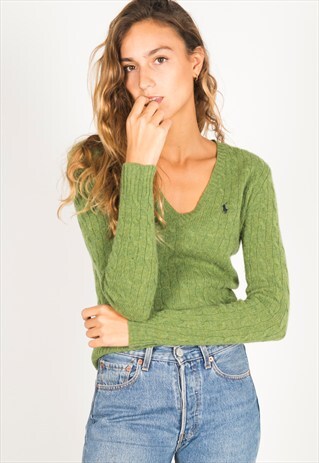 VINTAGE 80S POLO RALPH LAUREN JUMPER / R4224C502