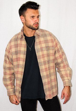 VINTAGE PLAID CORDUROY SHIRT