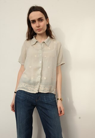 VINTAGE 70'S SIMON PATTERNED SHIRT
