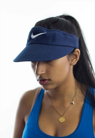 VINTAGE NIKE LOGO SUNVISOR CAP 90S X 2.5
