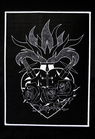 ETERNAL FLAME WOVEN BACK PATCH