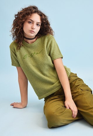 90'S RETRO MINIMALIST KNITTED WARM TOP
