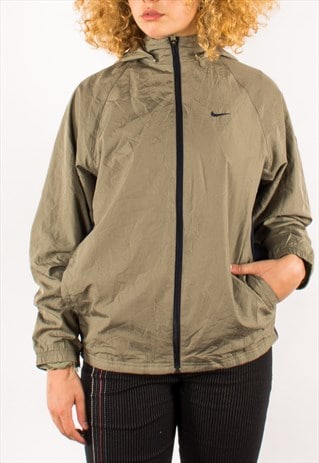 VINTAGE BEIGE NIKE WINDBREAKER JACKET