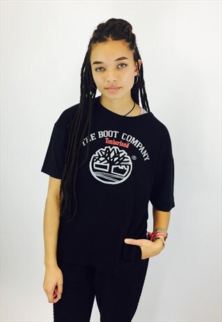 TIMBERLAND BLACK T SHIRT