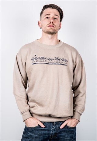 VINTAGE 1990S BEIGE SWEATER