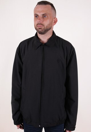 90S VINTAGE CHAPS FLEECE HARRINGTON SHELL JACKET AA7085
