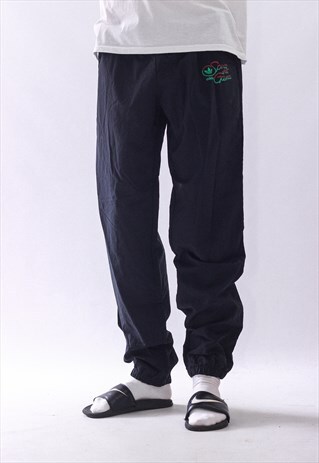 VINTAGE MENS ADIDAS LOGO SUIT TROUSERS JOGGER PANTS