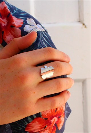 VIKING SHIELD STATEMENT RING