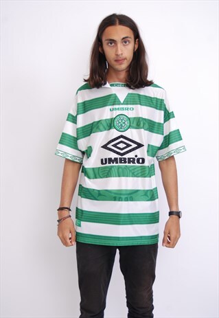 VINTAGE 97/99 CELTIC HOME FOOTBALL SHIRT