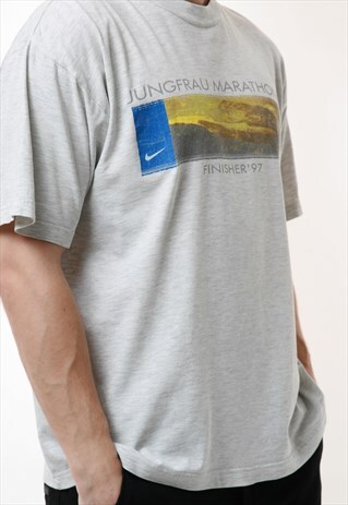 '97 JUNGFRAU MARATHON NIKE 1997 COTTON T-SHIRT 14981