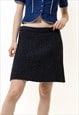 VINTAGE DOLCE GABBANA MAGLIE MINI WOOL SKIRT 5564