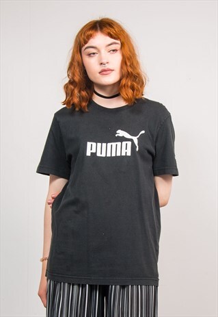 90'S VINTAGE BLACK PUMA SPORTS T-SHIRT