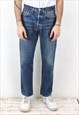 590 Vintage Mens W29 L30 Regular Straight Jeans Denim Pants
