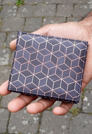 BLACK CUBES MEN'S WALLET