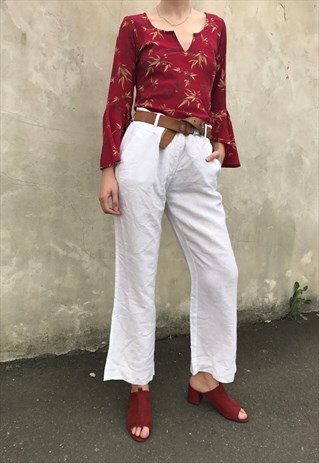 ERNY VAN REIJMERSDAL LINEN TROUSERS