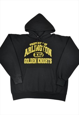 Vintage Golden Knights Varsity Hoodie Sweatshirt Black Large
