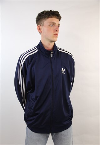 VINTAGE ADIDAS 90'S NAVY SPORTS JACKET