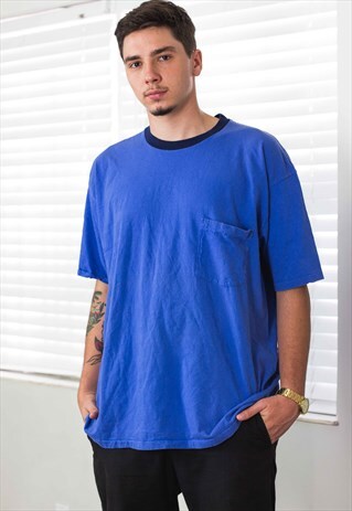 VINTAGE GAP T-SHIRT MADE IN THE USA POCKET 90S XL 10.3