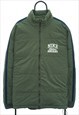 Vintage Nike Athletic Khaki Puffer Coat Mens