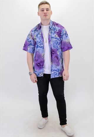 VINTAGE PATTERN FESTIVAL SHIRT