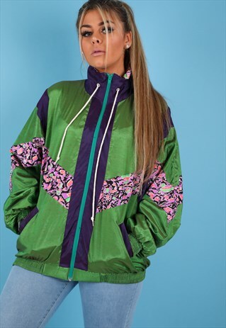 VINTAGE SHELL JACKET IN MULTI NJ655