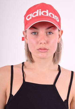 ADIDAS WOMENS VINTAGE CAP ONE SIZE RED 90'S