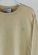 VINTAGE CHAMPION YELLOW SWEATSHIRT PULLOVER MENS LARGE