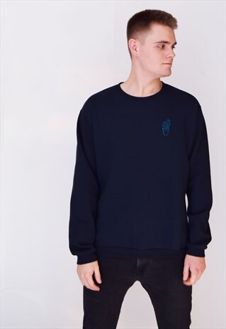 NAVY CACTUS (BLUE) SWEATSHIRT